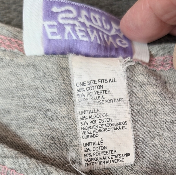 Evening Star nite shirt os fits all Cat reading - Picture 4 of 6